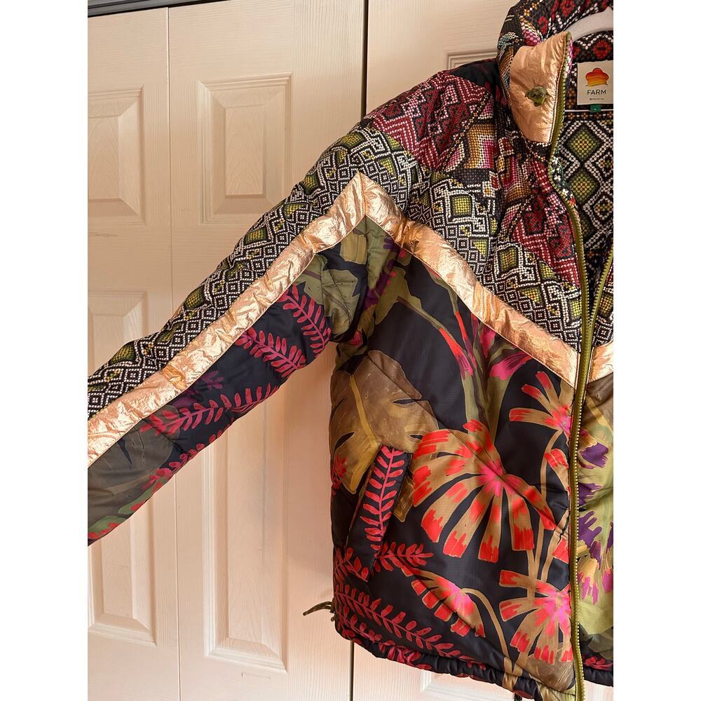 Farm Rio Multicolor Patterned Jacket - image 8